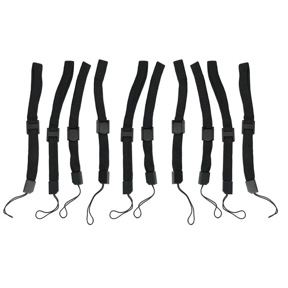 Black Wrist Strap For Nintendo Wii Controller 10 Pack NEW! FAST SHIPPING! - Picture 1 of 1